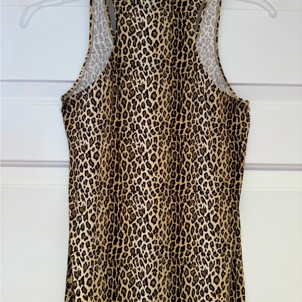 Animal Print Racer Back Tank - Picture 2 of 4